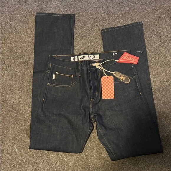 Vans Men's Dark Blue Jeans - Picture 2 of 5